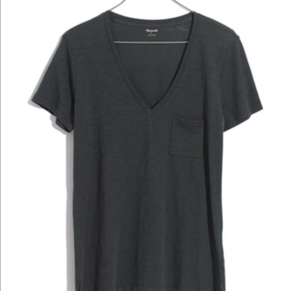 Madewell Whisper Cotton V-neck Pocket T-Shirt